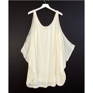 Samsoe Samsoe ivory layered tank dress, Size M